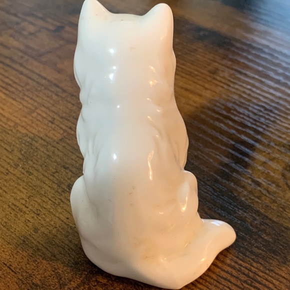 VINTAGE 1984 ENESCO Persian White Cat Figurine BEAUTIFUL 2.25" Porcelain Kitten - Picture 3 of 6